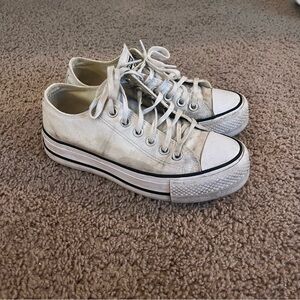 Low top platform converse